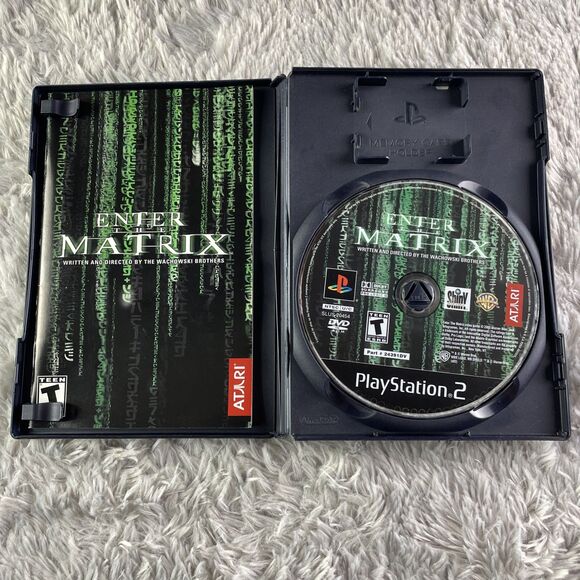 Enter the Matrix (Sony PlayStation 2, 2003) PS2 Black Label Complete - Picture 8 of 12